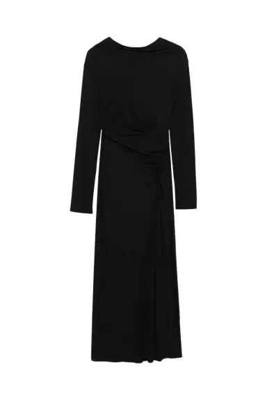 Simkhai Ferrera Draped Jersey Midi Dress | Thumbnail 1 Simkhai Ferrera Draped Jersey Midi Dress | Thumbnail 1