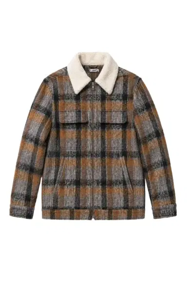 Simkhai Ford Plaid Trucker Jacket | Thumbnail 1 Simkhai Ford Plaid Trucker Jacket | Thumbnail 1