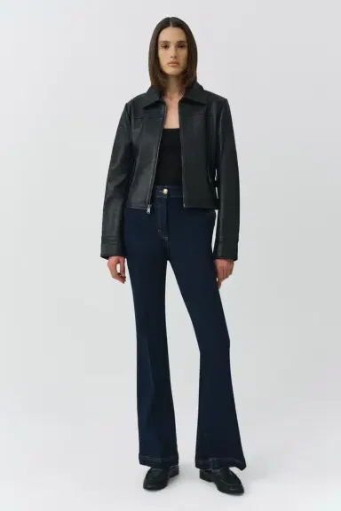Simkhai Freeman Leather Jacket | Thumbnail 2 Simkhai Freeman Leather Jacket | Thumbnail 2