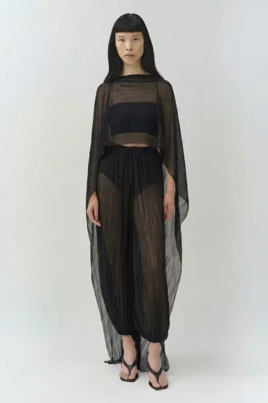 Simkhai Genoa Crinkle Jersey Cape | Thumbnail 2