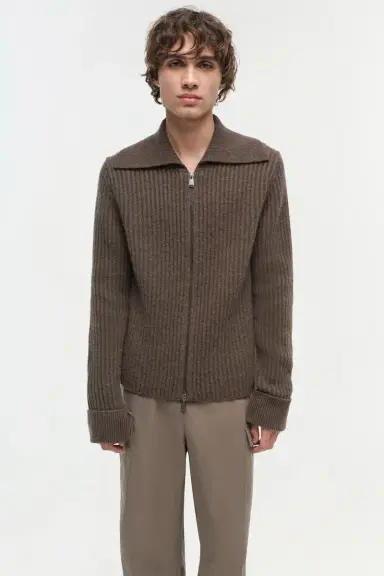 Simkhai Geoff Cashmere Zip Up Jacket | Thumbnail 3 Simkhai Geoff Cashmere Zip Up Jacket | Thumbnail 3