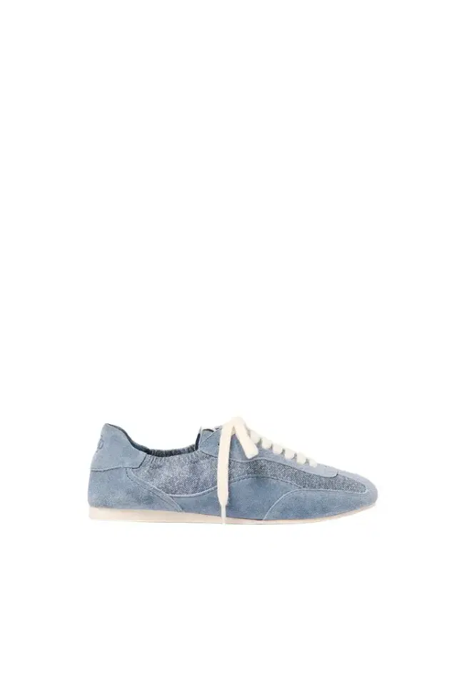 Simkhai Georgie Denim Leather Combo Sneaker