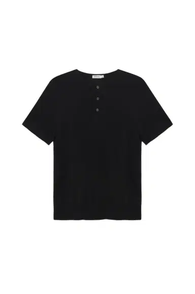 Simkhai Hayes Silk Linen Henley | Thumbnail 1 Simkhai Hayes Silk Linen Henley | Thumbnail 1