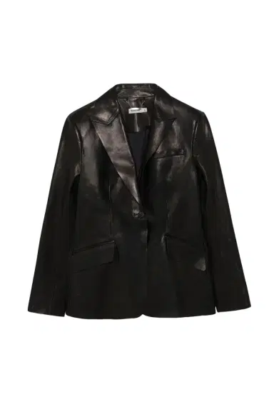 Simkhai Iressa Leather Blazer | Thumbnail 1