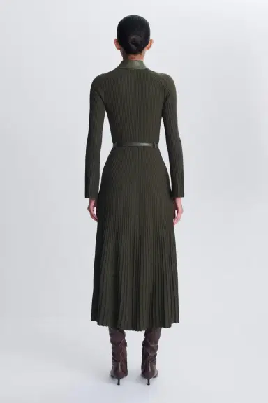 Simkhai Ismelle Collared Knit Midi Dress | Thumbnail 5 Simkhai Ismelle Collared Knit Midi Dress | Thumbnail 5