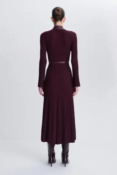 Simkhai Ismelle Collared Knit Midi Dress | Thumbnail 5 Simkhai Ismelle Collared Knit Midi Dress | Thumbnail 5