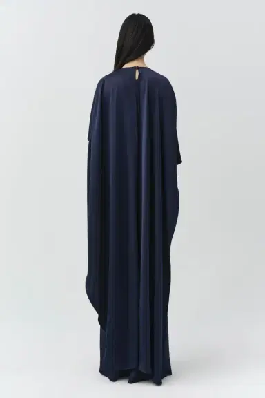 Simkhai Izel Satin Cape Gown | Thumbnail 5 Simkhai Izel Satin Cape Gown | Thumbnail 5