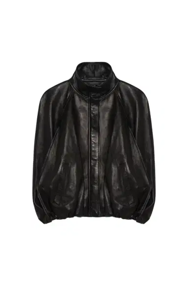 Simkhai Jada Leather Cape Jacket | Thumbnail 1 Simkhai Jada Leather Cape Jacket | Thumbnail 1