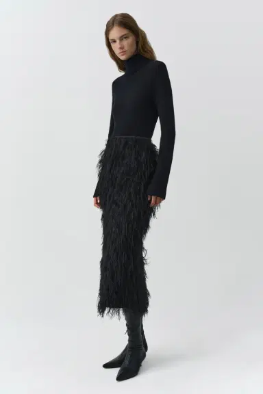 Simkhai Jade Fringe Jacquard Midi Skirt | Thumbnail 5 Simkhai Jade Fringe Jacquard Midi Skirt | Thumbnail 5