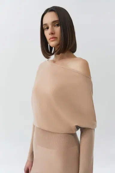Simkhai Janese Off Shoulder Midi Dress | Thumbnail 4 Simkhai Janese Off Shoulder Midi Dress | Thumbnail 4