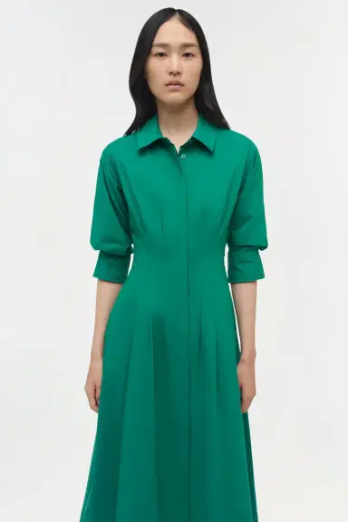 Simkhai Jazz Cotton Pintuck Midi Dress | Thumbnail 3 Simkhai Jazz Cotton Pintuck Midi Dress | Thumbnail 3