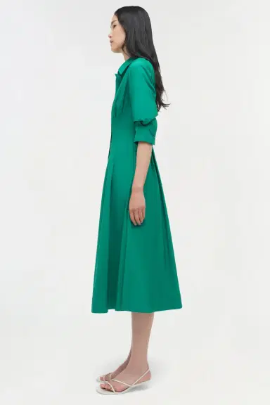 Simkhai Jazz Cotton Pintuck Midi Dress | Thumbnail 4 Simkhai Jazz Cotton Pintuck Midi Dress | Thumbnail 4