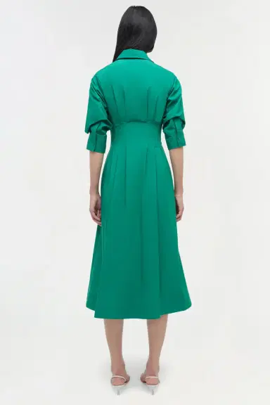 Simkhai Jazz Cotton Pintuck Midi Dress | Thumbnail 5 Simkhai Jazz Cotton Pintuck Midi Dress | Thumbnail 5
