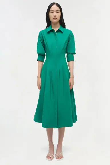 Simkhai Jazz Cotton Pintuck Midi Dress | Thumbnail 6 Simkhai Jazz Cotton Pintuck Midi Dress | Thumbnail 6