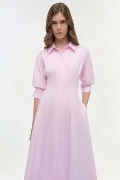Simkhai Jazz Cotton Pintuck Midi Dress | Thumbnail 3 Simkhai Jazz Cotton Pintuck Midi Dress | Thumbnail 3