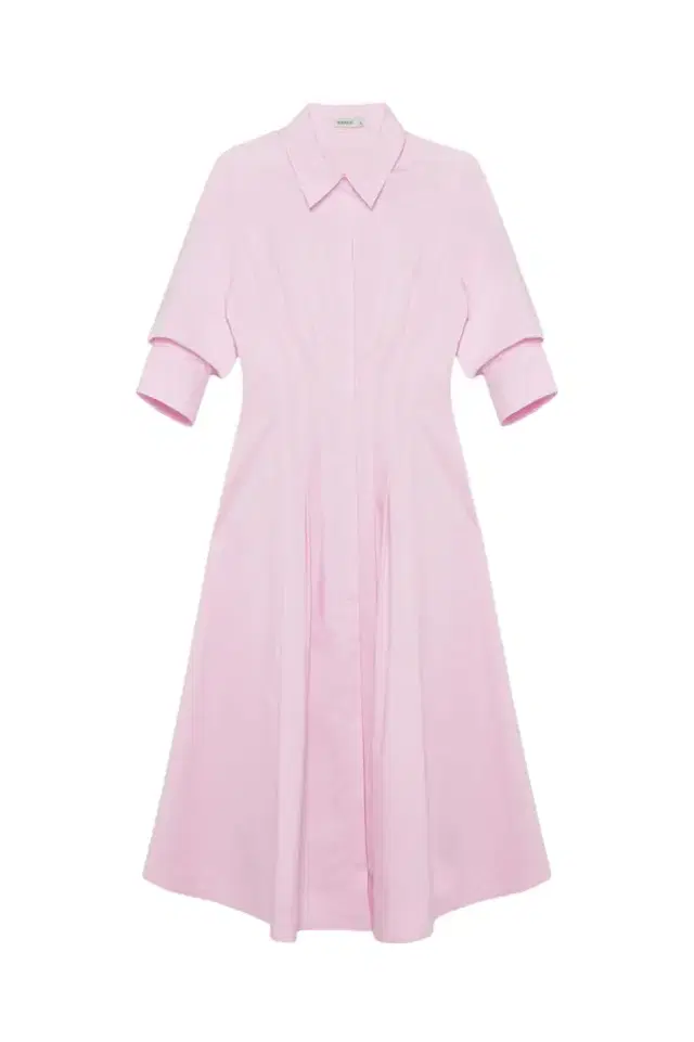 Jazz Cotton Pintuck Midi Dress
