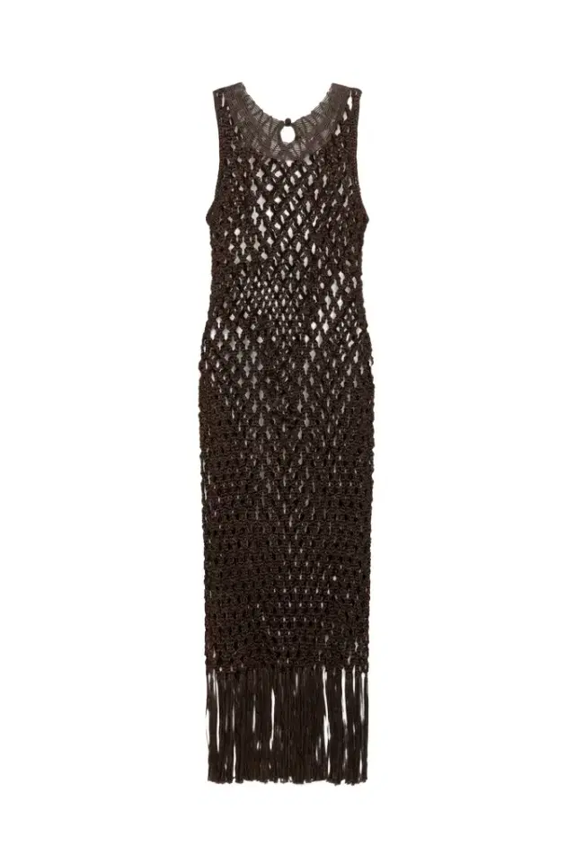 Simkhai Jensen Macrame Midi Dress