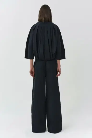 Simkhai Jess Pleated Cotton Faille Jacket | Thumbnail 5