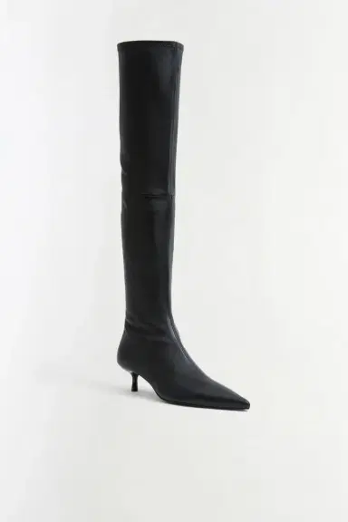 Simkhai Joni Stretch Leather Over The Knee Boot | Thumbnail 2 Simkhai Joni Stretch Leather Over The Knee Boot | Thumbnail 2