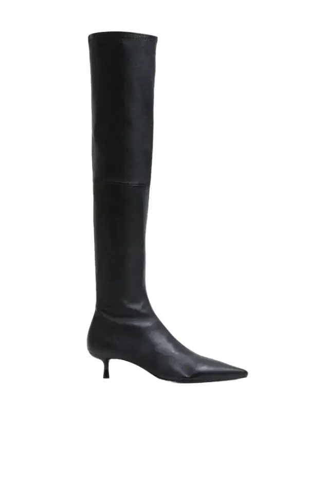 Joni Stretch Leather Over The Knee Boot