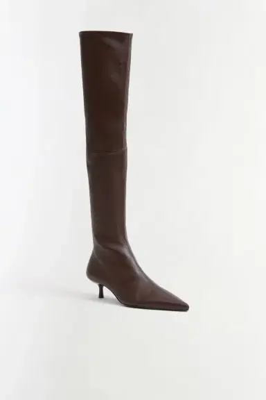 Simkhai Joni Stretch Leather Over The Knee Boot | Thumbnail 2 Simkhai Joni Stretch Leather Over The Knee Boot | Thumbnail 2