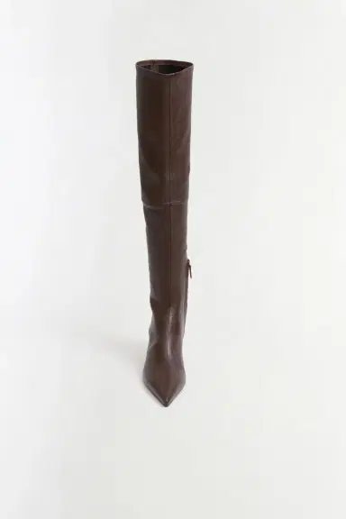 Simkhai Joni Stretch Leather Over The Knee Boot | Thumbnail 3 Simkhai Joni Stretch Leather Over The Knee Boot | Thumbnail 3