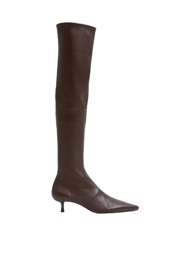 Joni Stretch Leather Over The Knee Boot