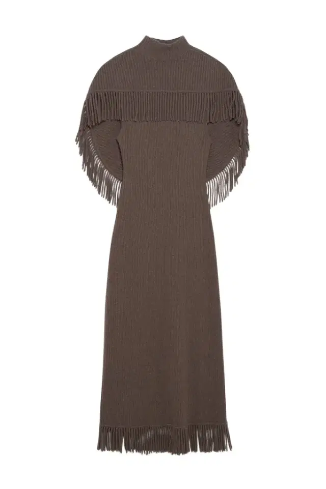 Jordan Knit Fringe Midi Dress Jordan Knit Fringe Midi Dress