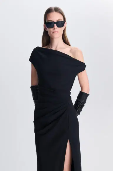 Simkhai Josefine Draped Midi Dress | Thumbnail 6 Simkhai Josefine Draped Midi Dress | Thumbnail 6