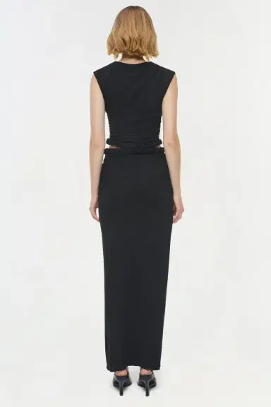 Simkhai Juna Draped Jersey Midi Skirt | Thumbnail 5 Simkhai Juna Draped Jersey Midi Skirt | Thumbnail 5