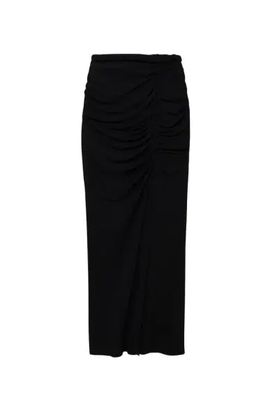 Simkhai Juna Draped Jersey Midi Skirt | Thumbnail 1 Simkhai Juna Draped Jersey Midi Skirt | Thumbnail 1