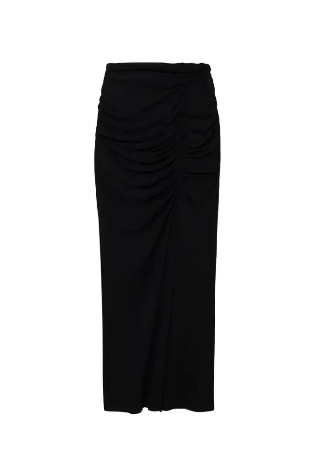 Juna Draped Jersey Midi Skirt Juna Draped Jersey Midi Skirt