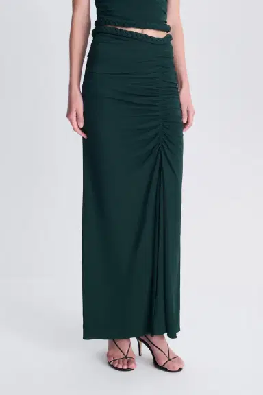 Simkhai Juna Draped Jersey Midi Skirt | Thumbnail 3 Simkhai Juna Draped Jersey Midi Skirt | Thumbnail 3