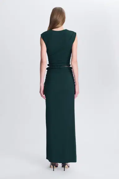 Simkhai Juna Draped Jersey Midi Skirt | Thumbnail 5 Simkhai Juna Draped Jersey Midi Skirt | Thumbnail 5