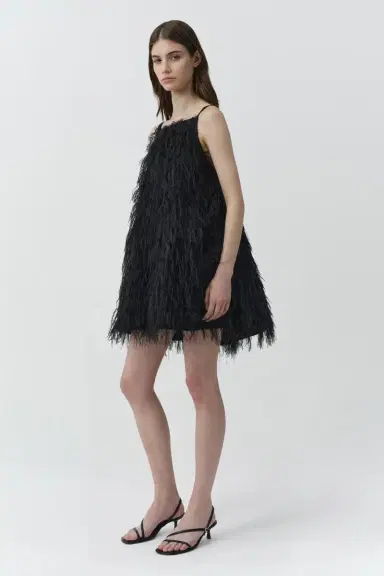 Simkhai Kalla Fringe Jacquard Mini Dress | Thumbnail 5 Simkhai Kalla Fringe Jacquard Mini Dress | Thumbnail 5