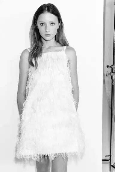 Simkhai Kalla Fringe Jacquard Mini Dress | Thumbnail 2 Simkhai Kalla Fringe Jacquard Mini Dress | Thumbnail 2
