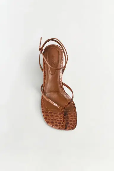 Simkhai Kelsey Leather Strappy Wedge | Thumbnail 3