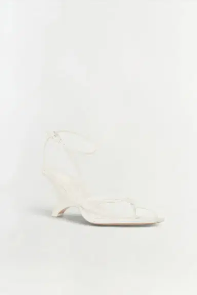 Simkhai Kelsey Leather Strappy Wedge | Thumbnail 3 Simkhai Kelsey Leather Strappy Wedge | Thumbnail 3