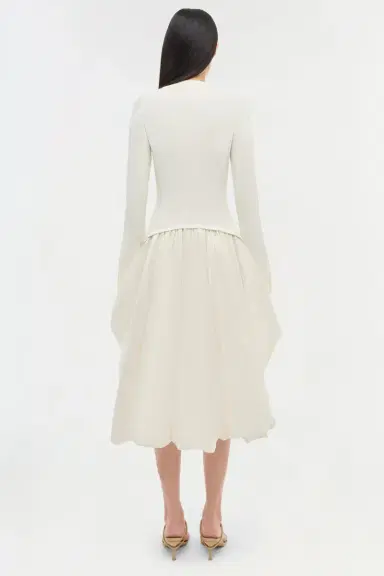 Simkhai Kenlie Taffeta Knit Midi Dress | Thumbnail 5 Simkhai Kenlie Taffeta Knit Midi Dress | Thumbnail 5