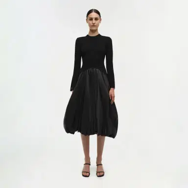 Simkhai Kenlie Taffeta Knit Midi Dress | Thumbnail 7 Simkhai Kenlie Taffeta Knit Midi Dress | Thumbnail 7