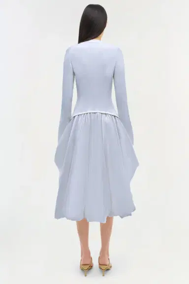 Simkhai Kenlie Taffeta Knit Midi Dress | Thumbnail 5 Simkhai Kenlie Taffeta Knit Midi Dress | Thumbnail 5