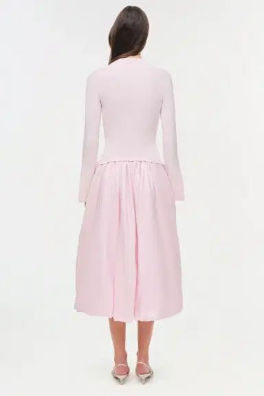 Simkhai Kenlie Taffeta Knit Midi Dress | Thumbnail 5