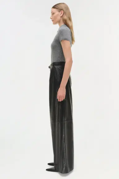 Simkhai Kobie Wide Leg Leather Pant | Thumbnail 5