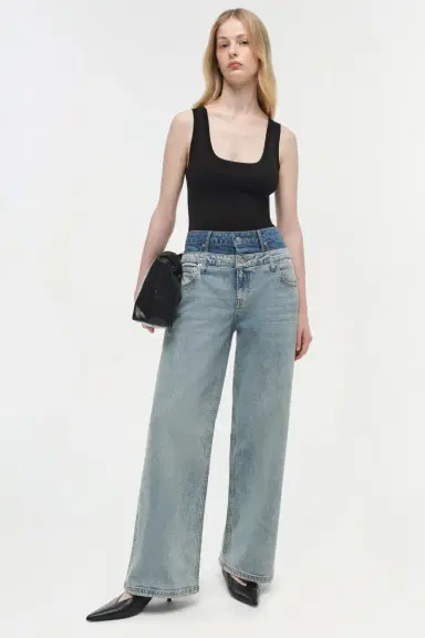 Simkhai Kove Double Waistband Jean | Thumbnail 2