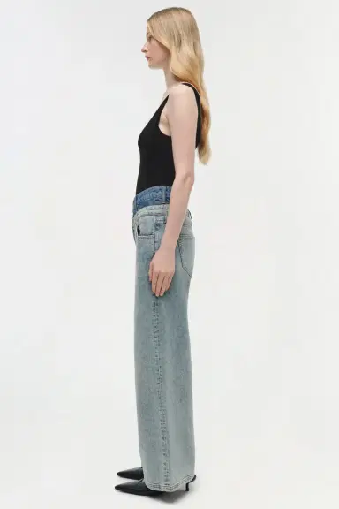 Simkhai Kove Double Waistband Jean | Thumbnail 4