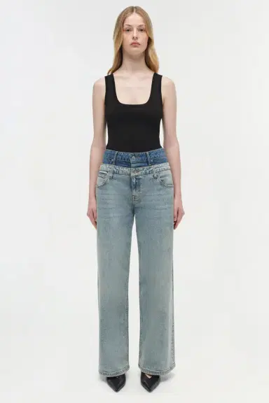 Simkhai Kove Double Waistband Jean | Thumbnail 6