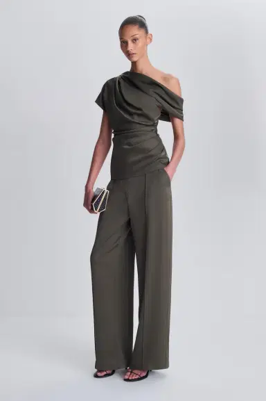 Simkhai Kyra Satin Pant | Thumbnail 4 Simkhai Kyra Satin Pant | Thumbnail 4