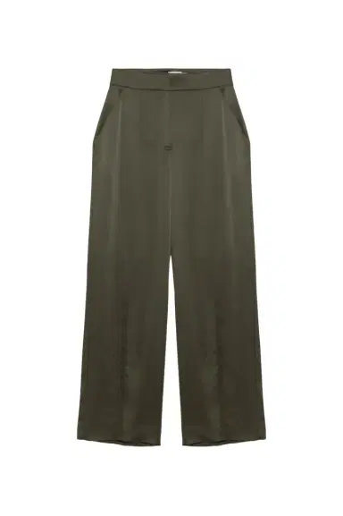 Simkhai Kyra Wide Leg Satin Pant | Thumbnail 1 Simkhai Kyra Wide Leg Satin Pant | Thumbnail 1