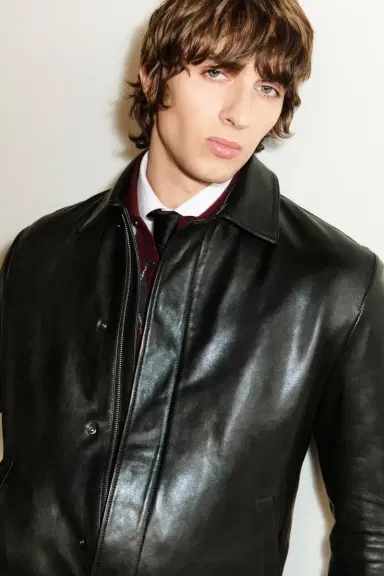 Simkhai Landon Leather Jacket | Thumbnail 2 Simkhai Landon Leather Jacket | Thumbnail 2