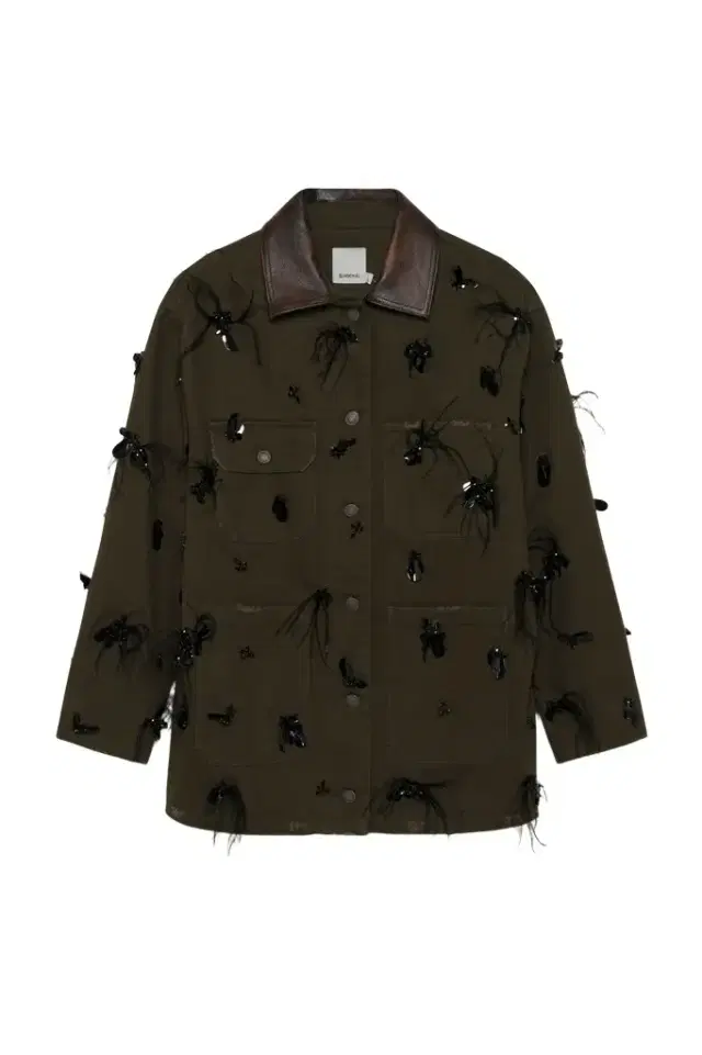 Simkhai Larz Embellished Denim Jacket
